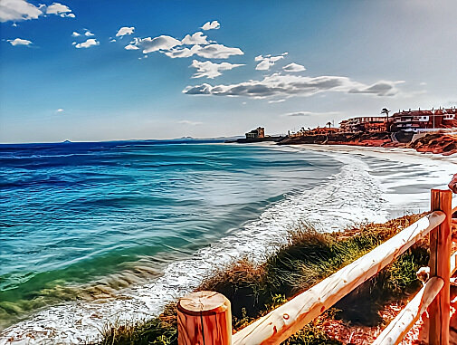 Coastal view Orihuela Costa